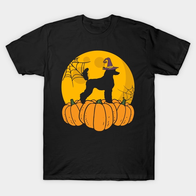 Poodle Dog Halloween Funny T-Shirt by Tuyetle